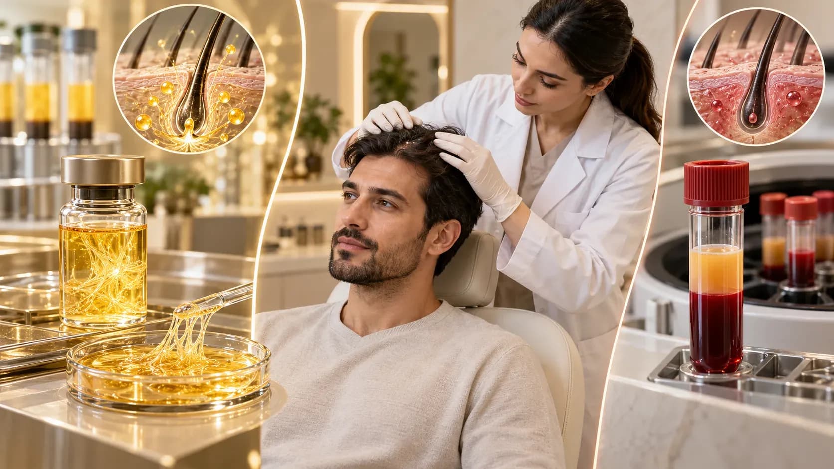 GFC Fibrin Plus pour soutenir les cheveux : quelle différence avec le PRP ?