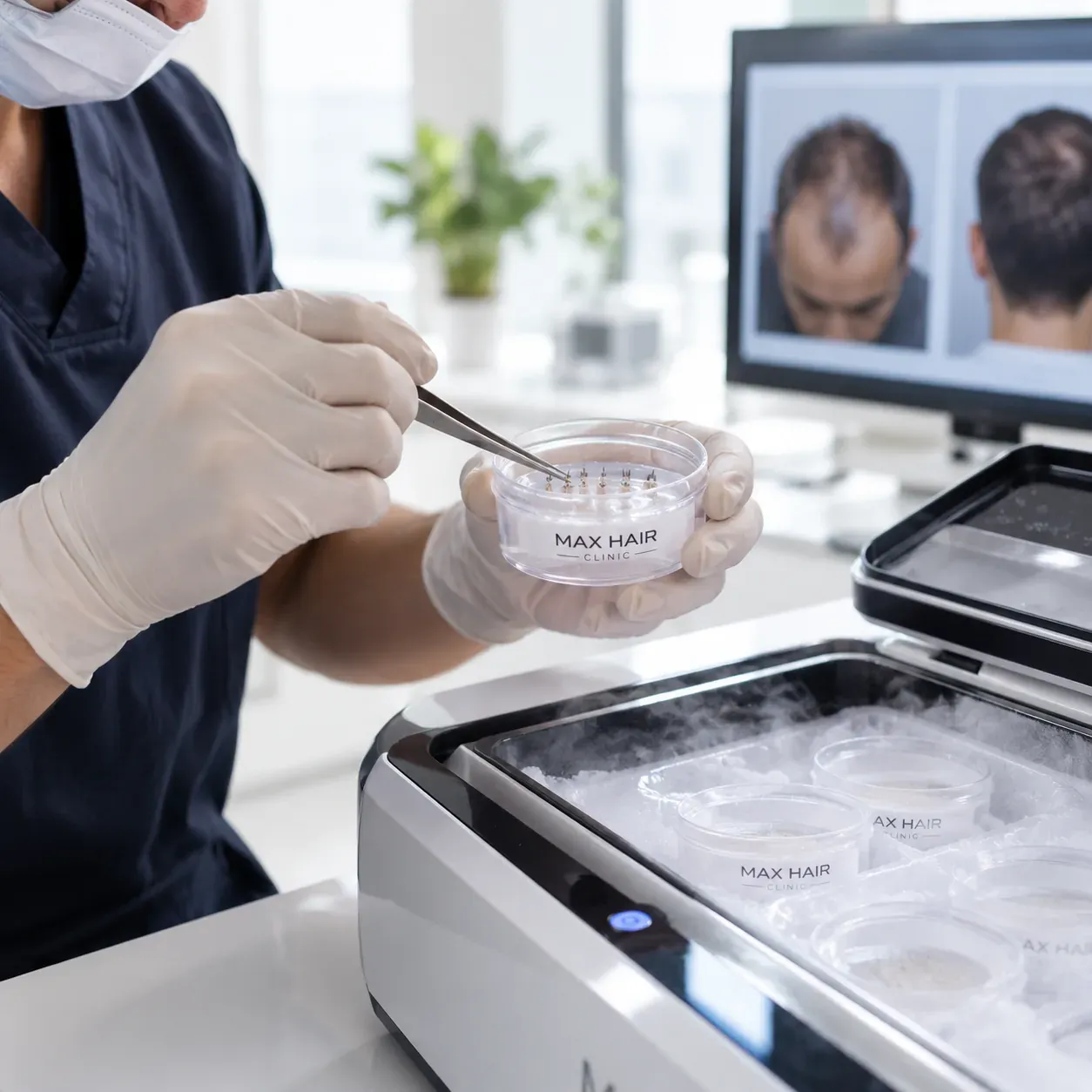 Ice Cell Safir FUE: Greftlerin Soğuk Ortamda Korunması Ne Sağlar?